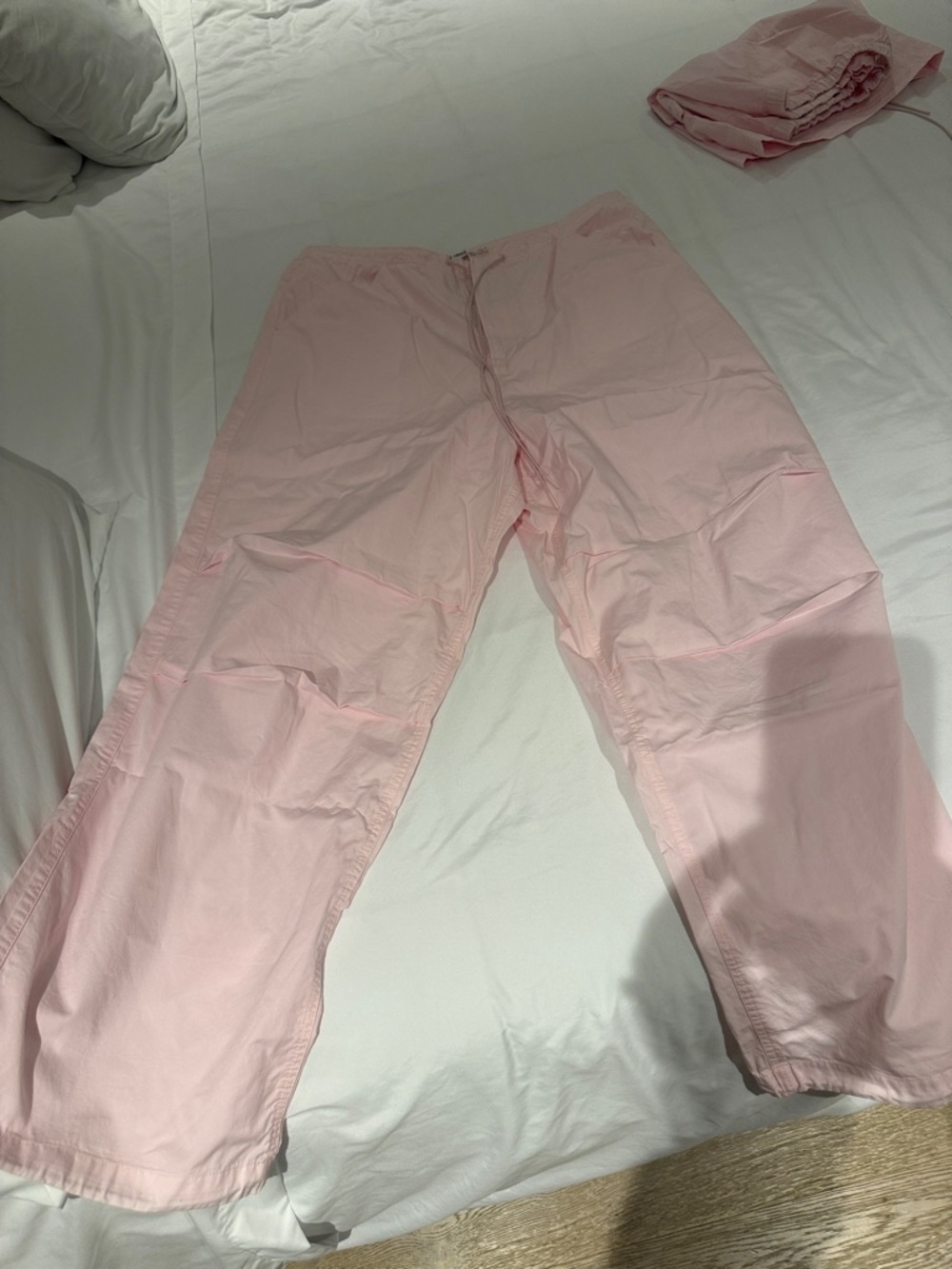 Good American Twill Parachute Pants